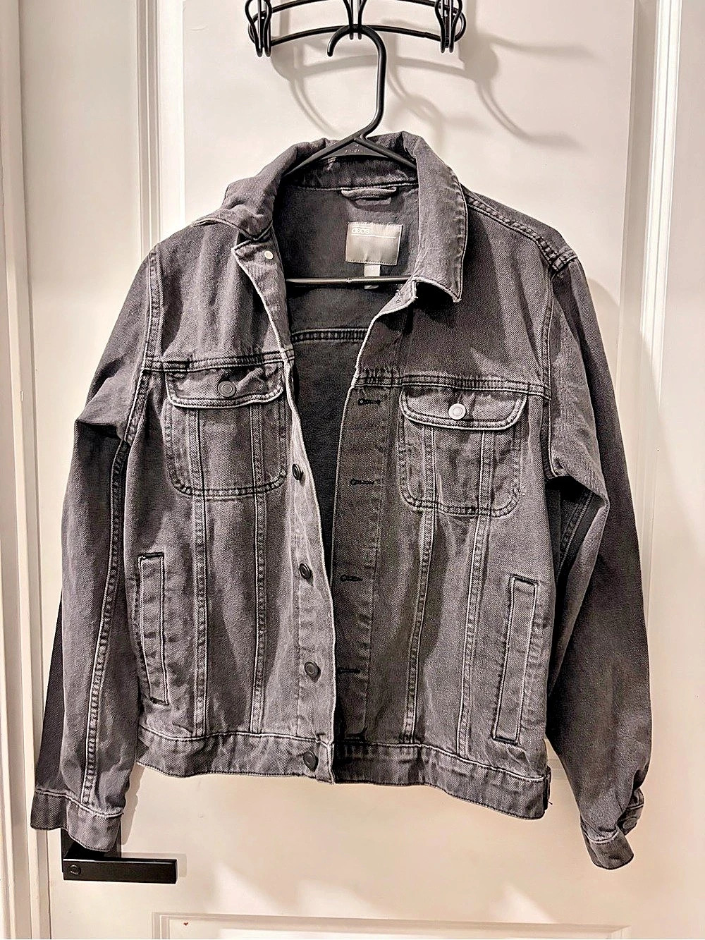 ASOS Gray Denim Jacket Like New